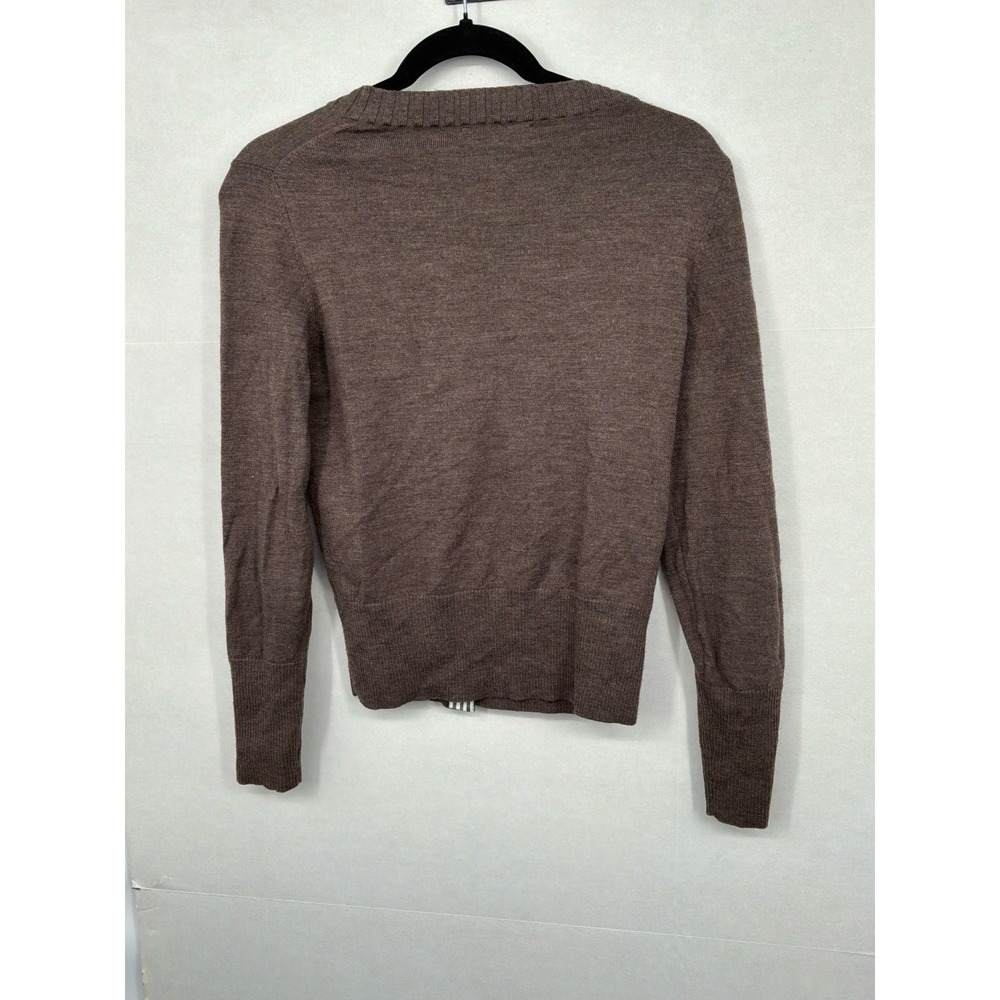 Banana Republic Extra Fine Italian Merino Wool Cardigan Small Quiet Luxury - Picture 3 of 4